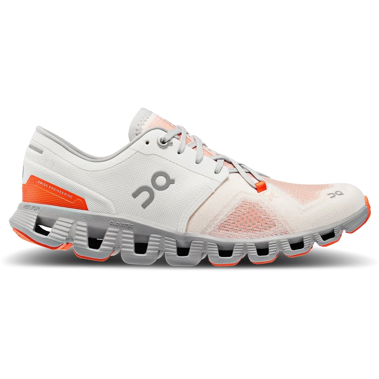 On Running On Cloud X 3 Damen Hardloopschoenen - Ivory & Alloy 2 On Running On Cloud X 3 Damen Hardloopschoenen - Ivory & Alloy - Afbeelding 2
