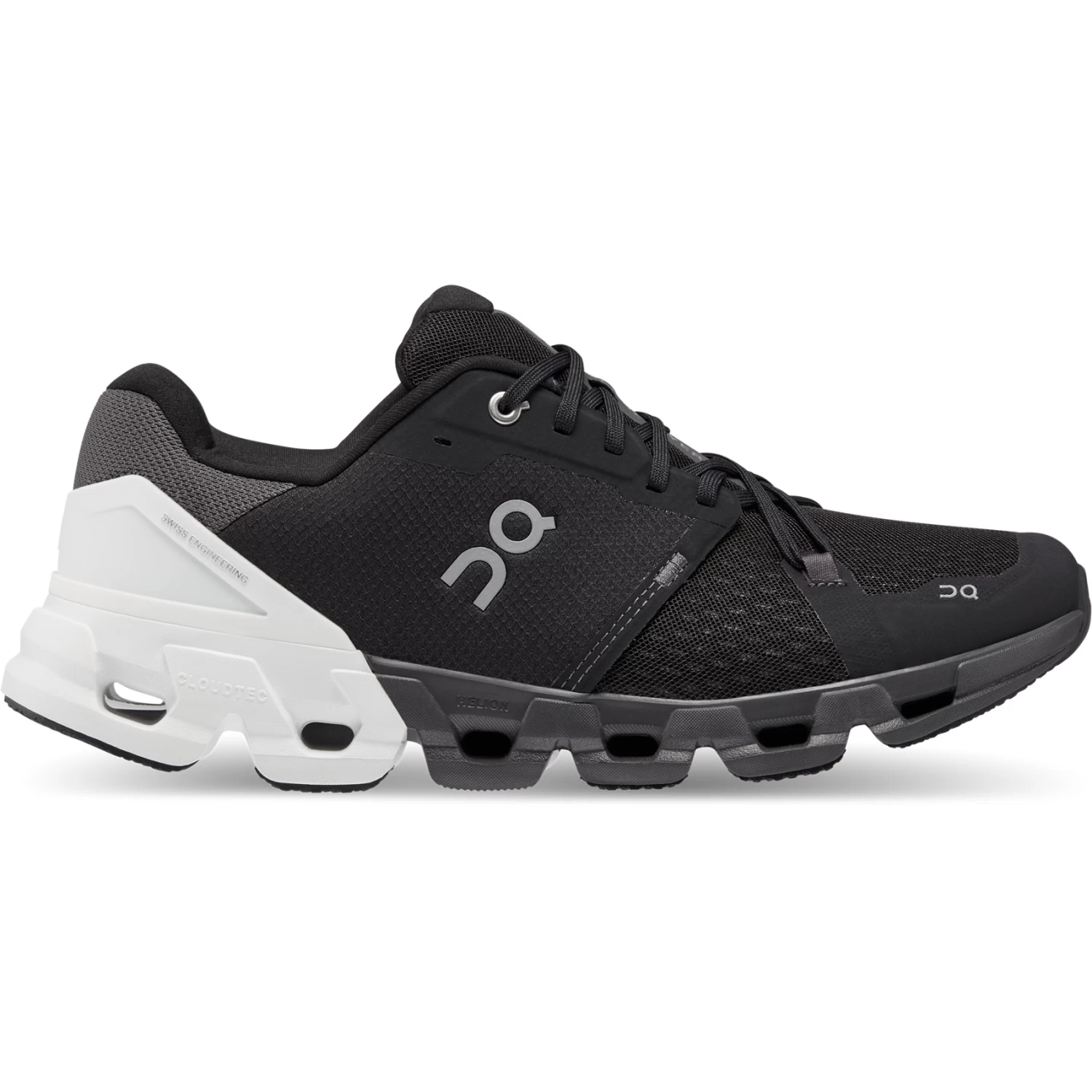 On Running On Cloudflyer 4 Wide Running Shoe - Black & White 1 On Running On Cloudflyer 4 Wide Running Shoe - Black & White