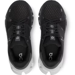 On Running On Cloudflyer 4 Wide Women Running Shoe - Black & White 9 On Running On Cloudflyer 4 Wide Women Running Shoe - Black & White -On Running on cloudflyer 4 women running shoe black white 2 1324026