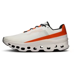 On Running On Cloudmonster Hardloopschoenen - Undyed-White & Flame -On Running on cloudmonster men running shoe undyyed white flame 5 1531546
