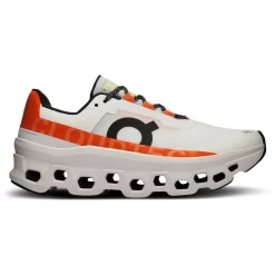 On Running On Cloudmonster Dames Hardloopschoenen - Undyed-White & Flame -On Running on cloudmonster women running shoe undyed white flame 2 1531430