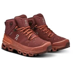 On Running On Cloudrock 2 Waterproof Dames Wandelboots - Beet & Auburn