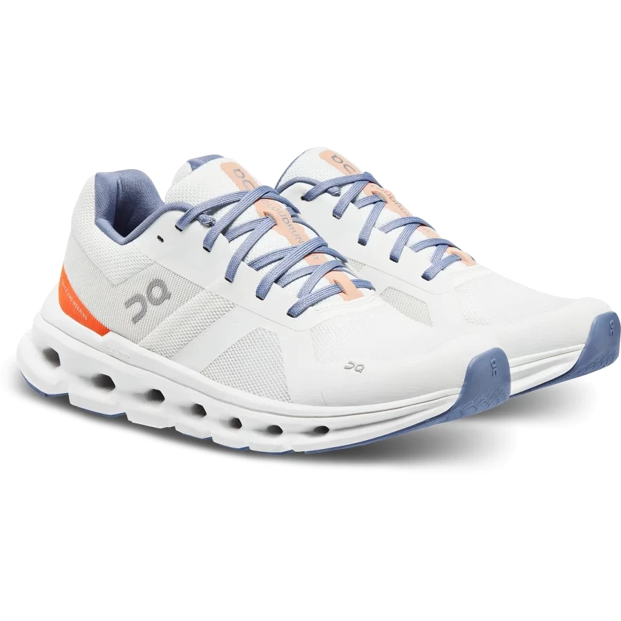 On Running On Cloudrunner Dames Hardloopschoenen - Undyed-White & Flame 1 On Running On Cloudrunner Dames Hardloopschoenen - Undyed-White & Flame