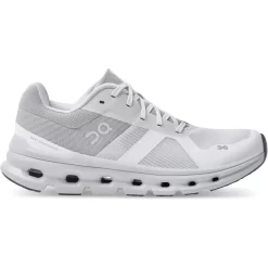 On Running On Cloudrunner Wide Women Running Shoes - White & Frost