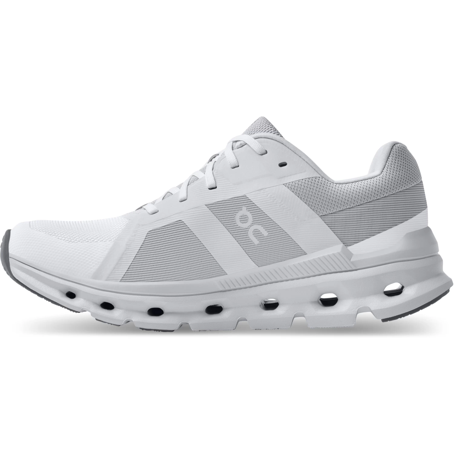 On Running On Cloudrunner Wide Women Running Shoes - White & Frost 2 On Running On Cloudrunner Wide Women Running Shoes - White & Frost - Afbeelding 2