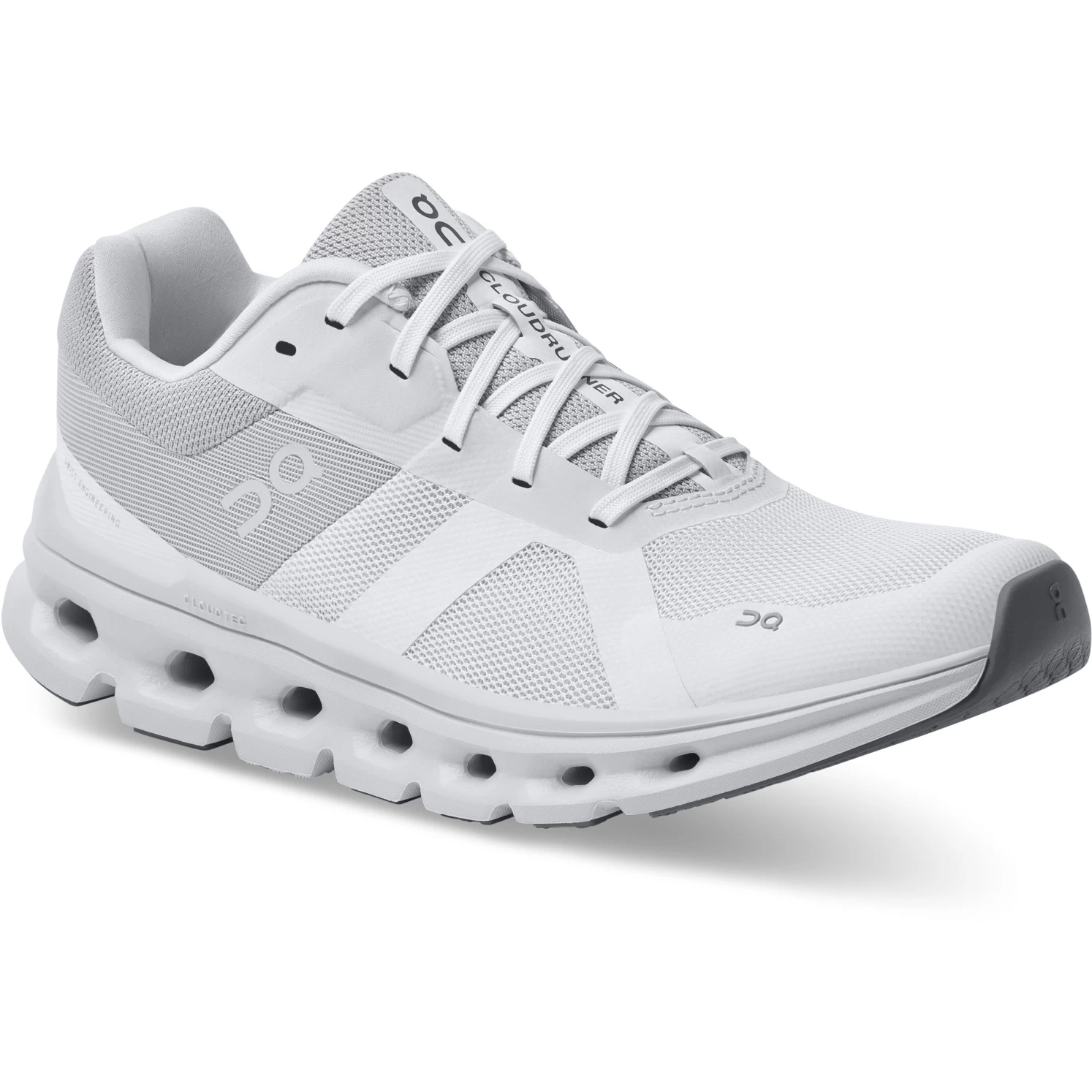 On Running On Cloudrunner Wide Women Running Shoes - White & Frost 3 On Running On Cloudrunner Wide Women Running Shoes - White & Frost - Afbeelding 3