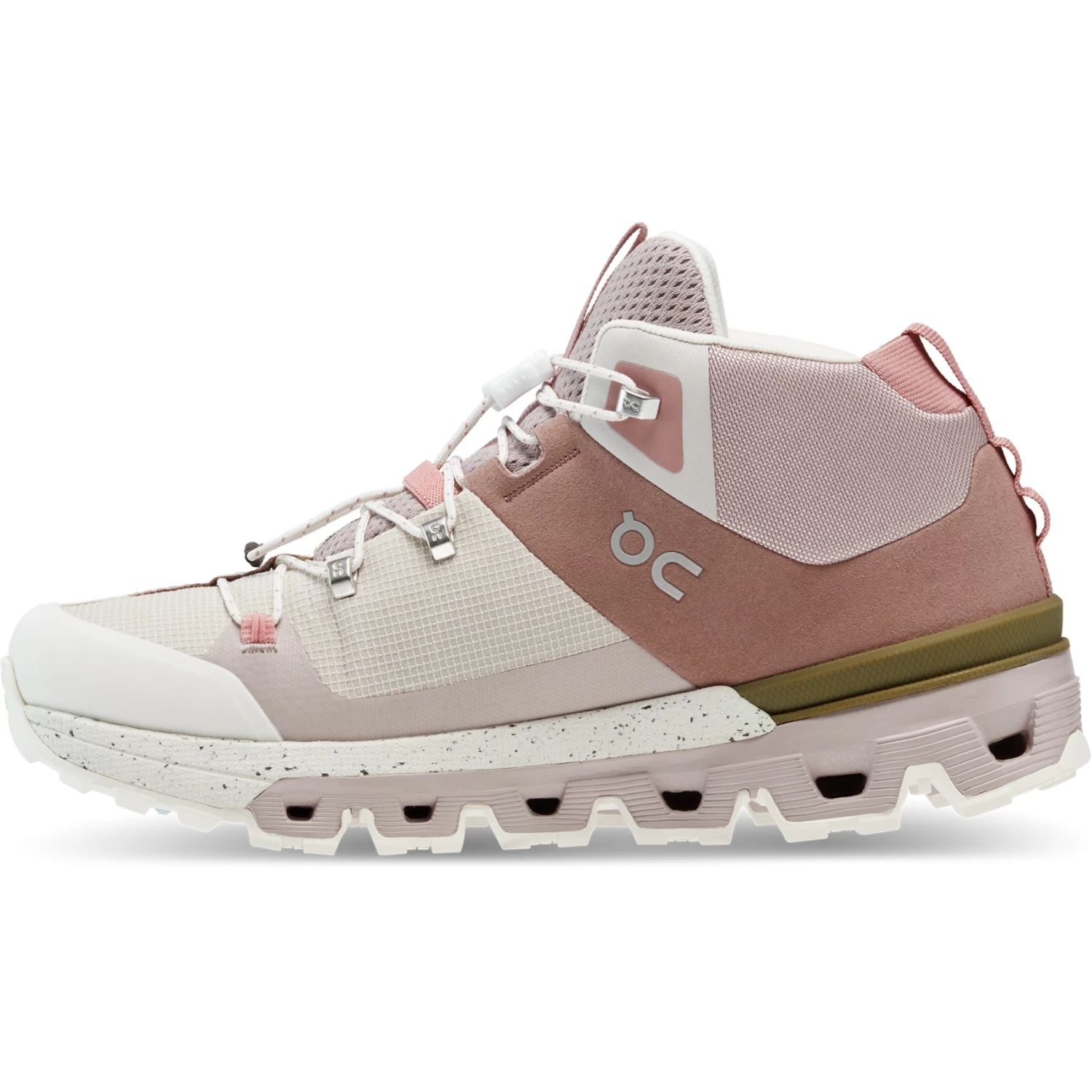 On Running On Cloudtrax Women Hiking Shoe - Rose & Ivory 2 On Running On Cloudtrax Women Hiking Shoe - Rose & Ivory - Afbeelding 2