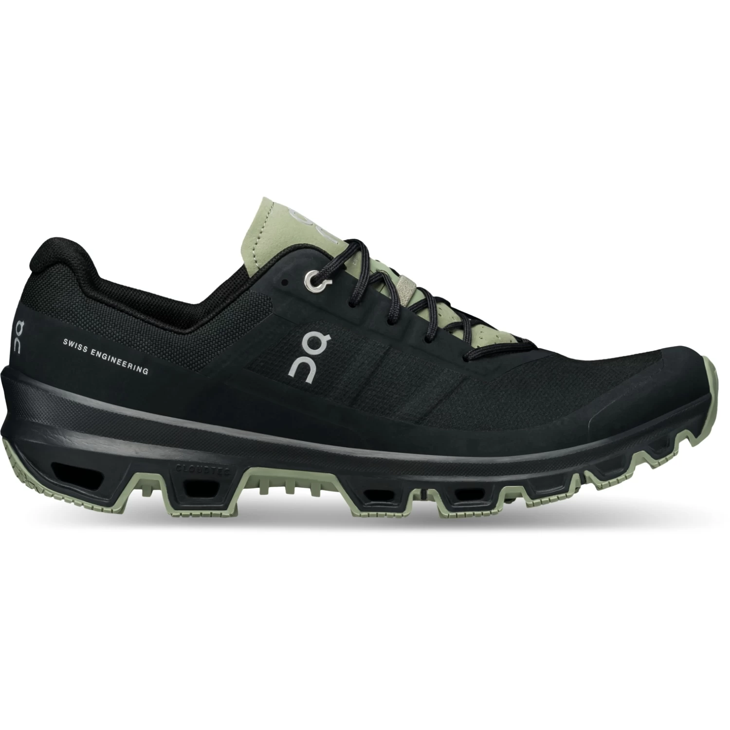 On Running On Cloudventure Trail Hardloopschoenen - Black & Reseda 1 On Running On Cloudventure Trail Hardloopschoenen - Black & Reseda