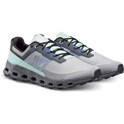 On Running On Cloudvista Heren Trail Hardloopschoenen - Alloy & Black