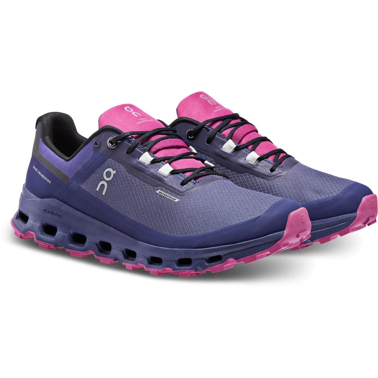 On Running On Cloudvista Waterproof Dames Trail Hardloopschoenen - Flint & Acai 1 On Running On Cloudvista Waterproof Dames Trail Hardloopschoenen - Flint & Acai