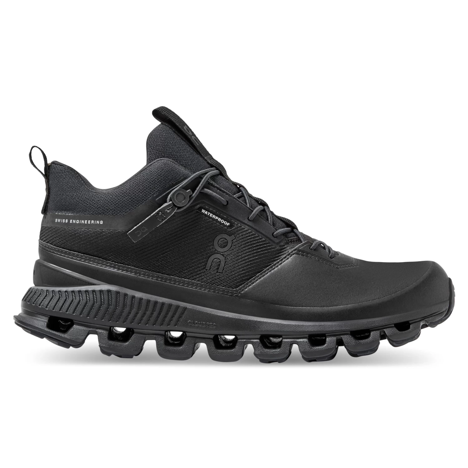 On Running On Cloud Hi Waterproof Women's Shoe - All Black 1 On Running On Cloud Hi Waterproof Women's Shoe - All Black