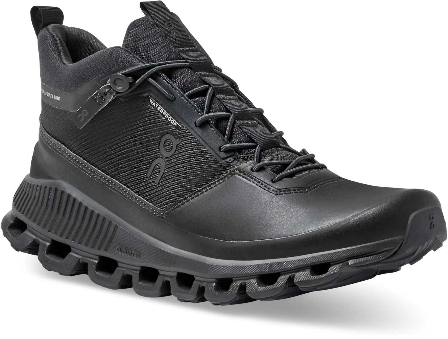 On Running On Cloud Hi Waterproof Women's Shoe - All Black 3 On Running On Cloud Hi Waterproof Women's Shoe - All Black - Afbeelding 3