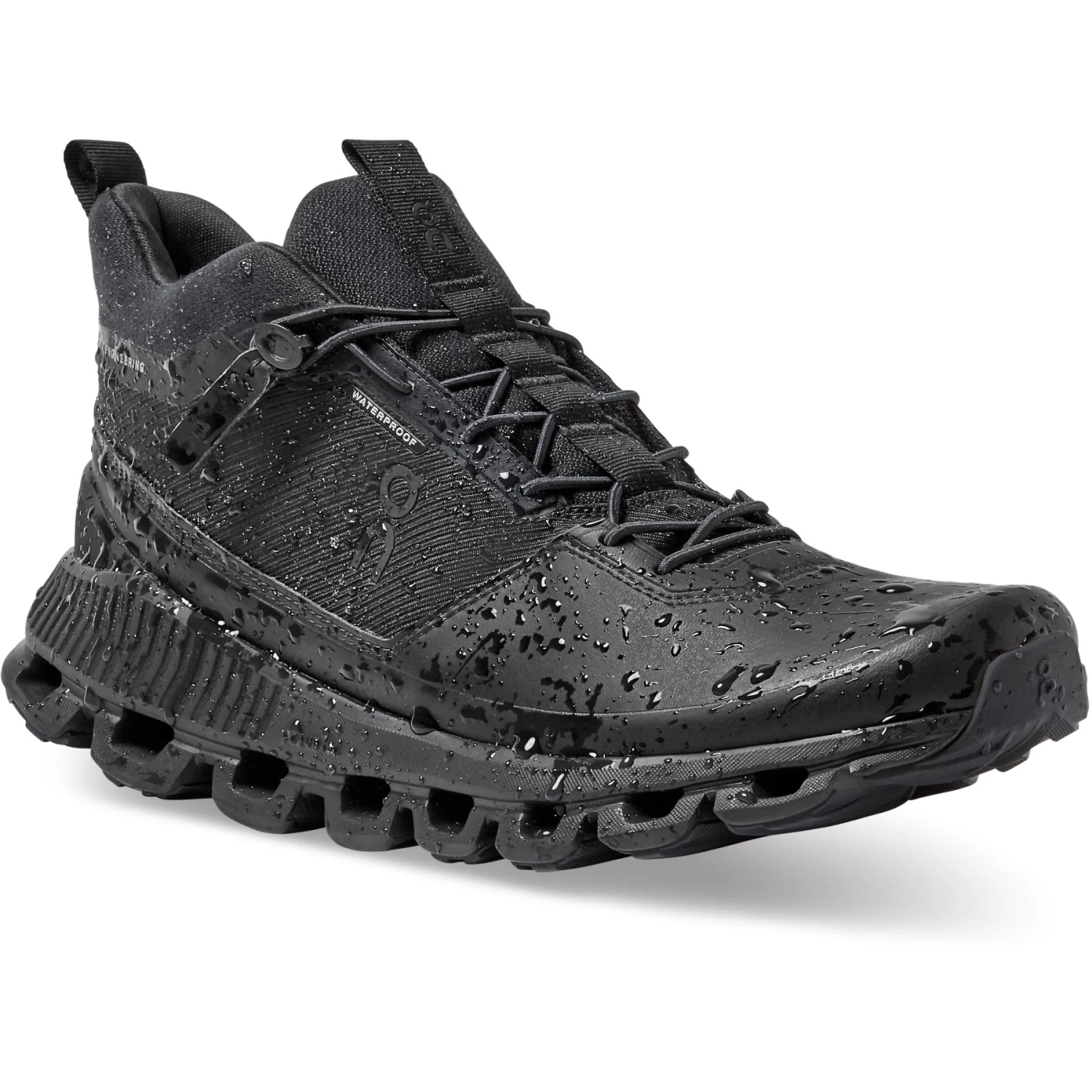 On Running On Cloud Hi Waterproof Women's Shoe - All Black 4 On Running On Cloud Hi Waterproof Women's Shoe - All Black - Afbeelding 4
