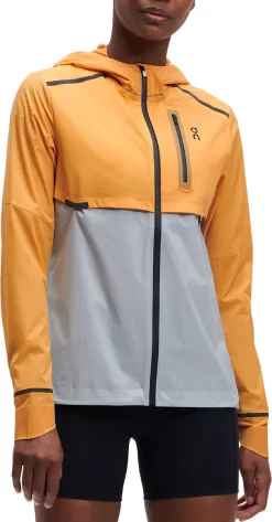 Hoodie On Running Weather Jacket